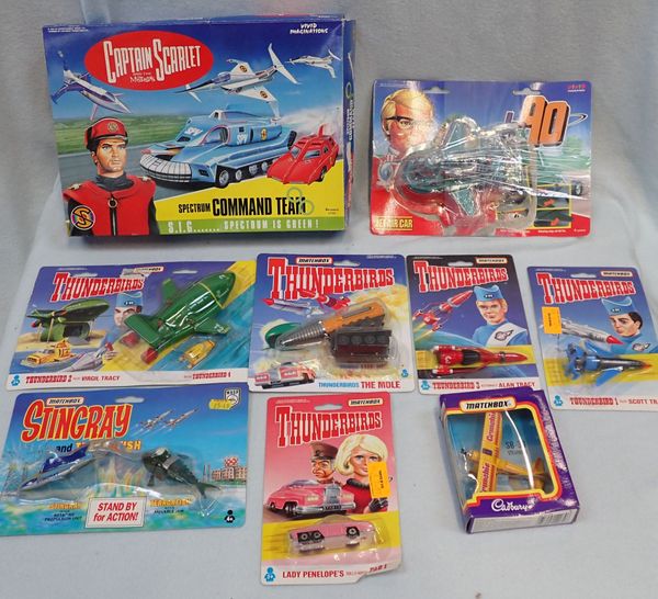 A COLLECTION OF MATCHBOX 'THUNDERBIRDS' TOYS