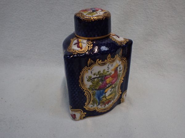 A 'PARIS' PORCELAIN CADDY