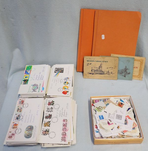 A COLLECTION OF STAMPS AND FIRST DAY COVERS