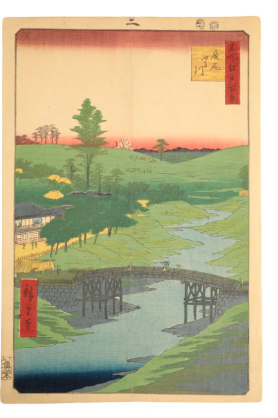 UTAGAWA HIROSHIGE I (1797-1858) Furukawa River, Hiroo, from the series of One Hundred Famous Views of Edo