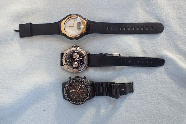 THREE GENTLEMAN'S WATCHES