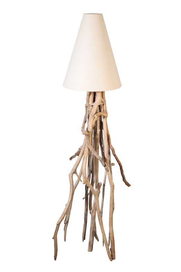 A CONTEMPORARY DRIFTWOOD LAMP