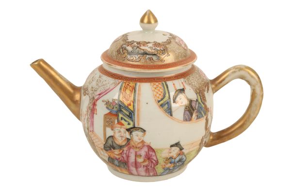 A CHINESE EXPORT TEAPOT