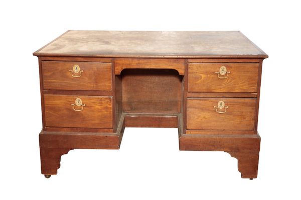 A GEORGE II MAHOGANY CLERK'S DESK