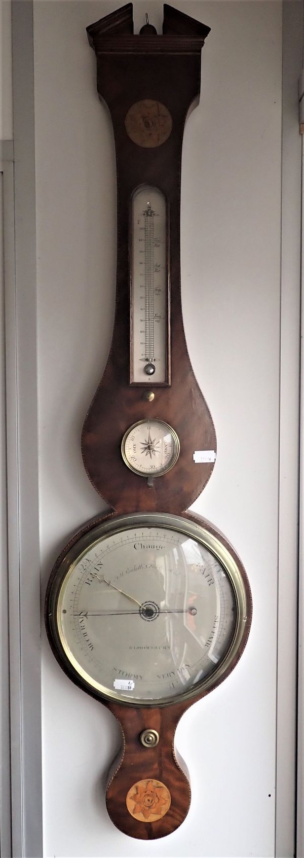 A WHEEL BAROMETER