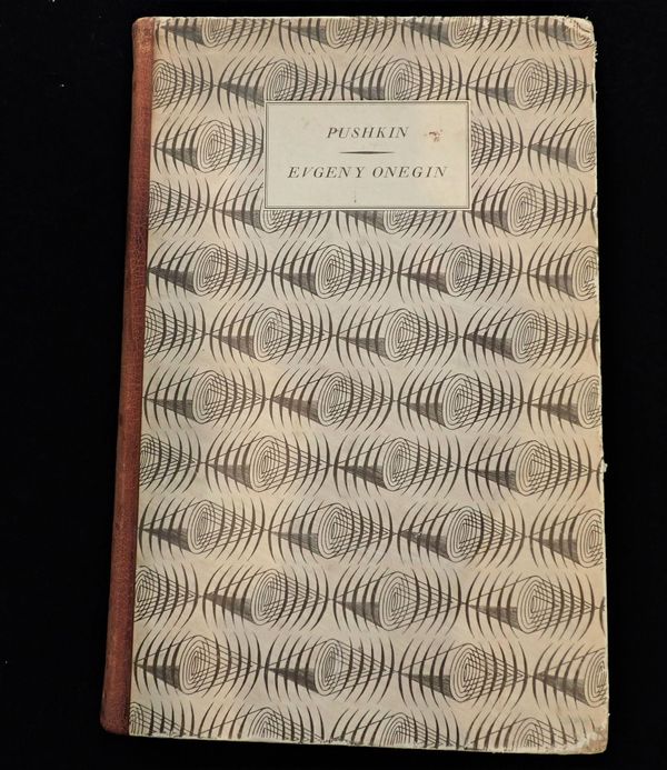 SIGNED BY H.G. WELLS: A.S. PUSHKIN: 'EVGEY ONEGIN' PUSHKIN PRESS 1937