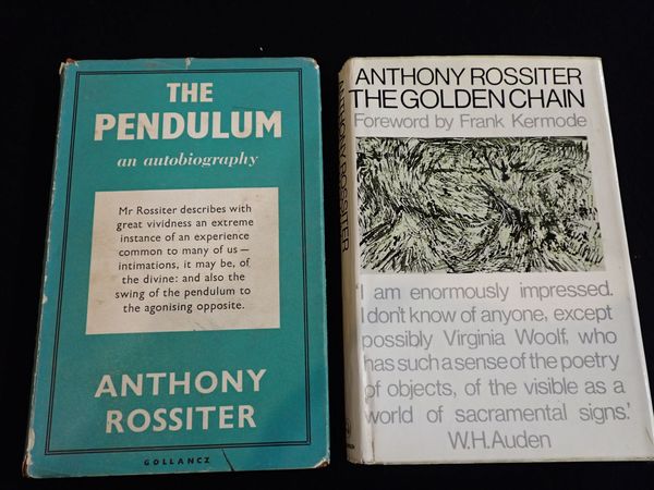 ANTHONY ROSSITER: 'THE PENDULUM' GOLLANCZ 1966