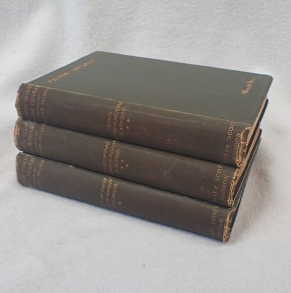 HENRIK IBSEN: PROSE DRAMAS, EDITED BY WILLIAM ARCHER, 3 VOLS.