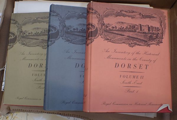 'AN IVENTORY OF HISTORICAL MONUMENTS IN THE COUNTY OF DORSET; VOLUME II SOUTH EAST, PART 1, 2, 3