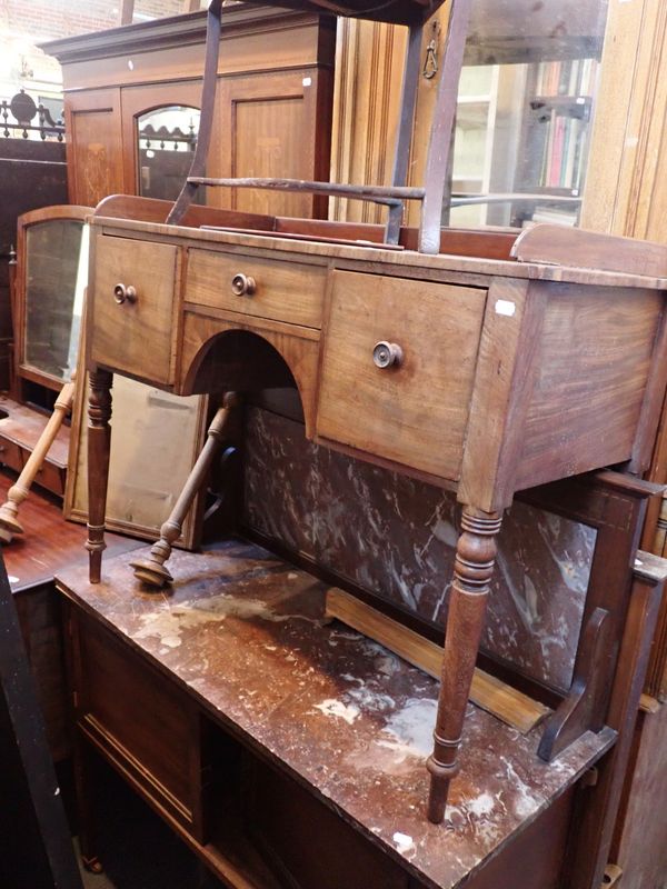 A COLLECTION OF  19TH AND EARLY 20TH CENTURY BEDROOM FURNITURE