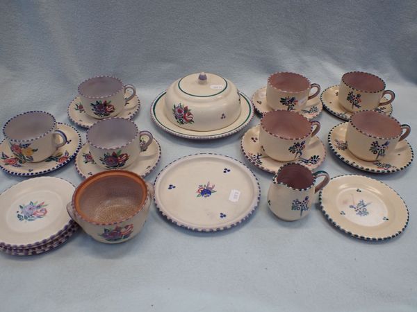 A COLLECTION OF POOLE POTTERY TEAWARES