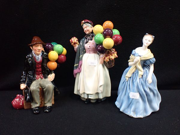 THREE ROYAL DOULTON FIGURES