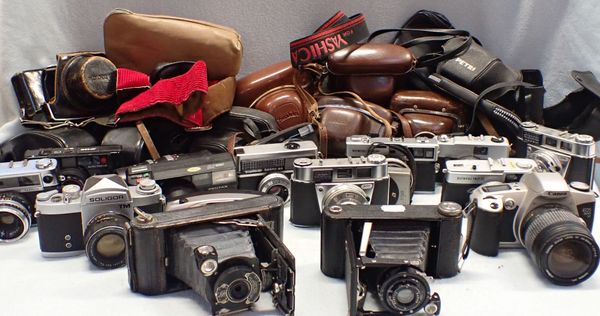 ACOLLECTION OF  VINTAGE CAMERAS