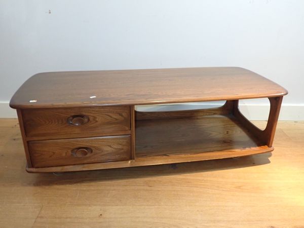 A MID CENTURY ERCOL COFFEE TABLE