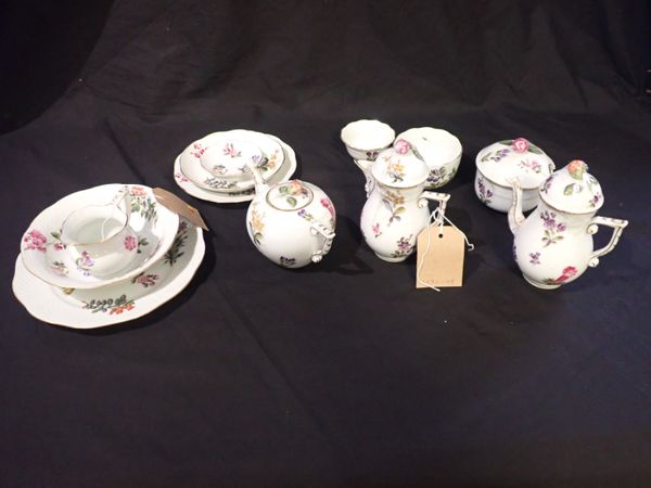 A SMALL COLLECTION OF HEREND PORCELAIN