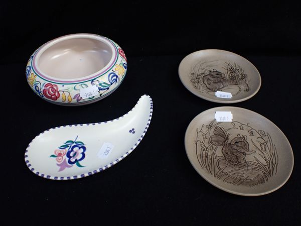 TWO BARBARA LINLEY ADAMS SIDE PLATES