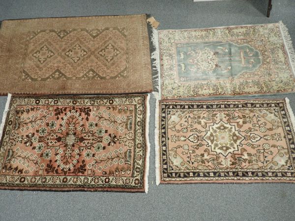 A GROUP OF FOUR MODERN CARPETS