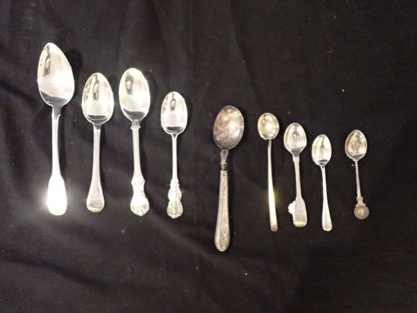 A COLLECTION OF SILVER SPOONS