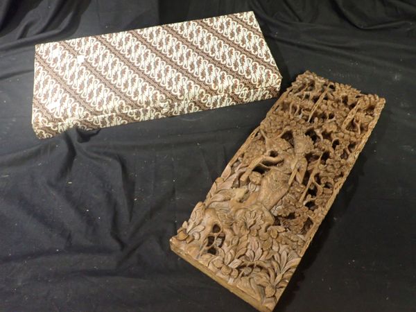 A CHINESE HARDWOOD CARVING