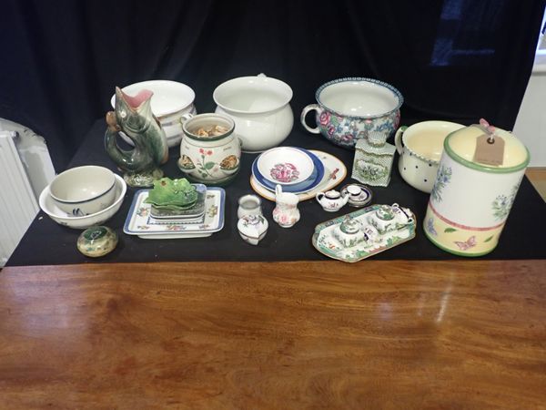 A COLLECTION OF ENGLISH AND CONTINENTAL CERAMICS