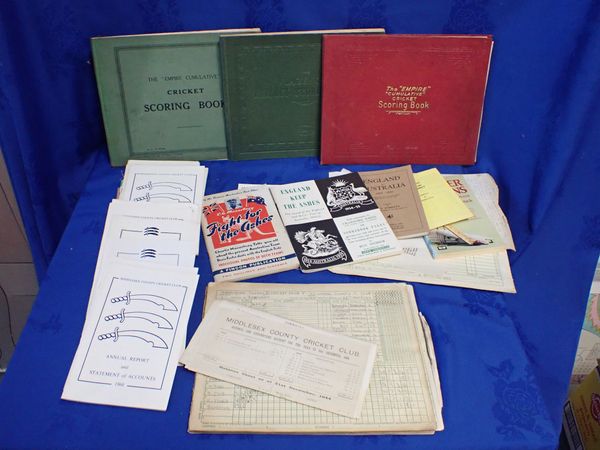 A COLLECTION OF ENGLAND CRICKET PROGRAMMES AND OTHER SIMILAR ITEMS