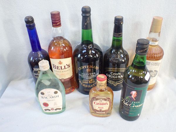 A QUANTITY OF SPIRITS AND SHERRIES