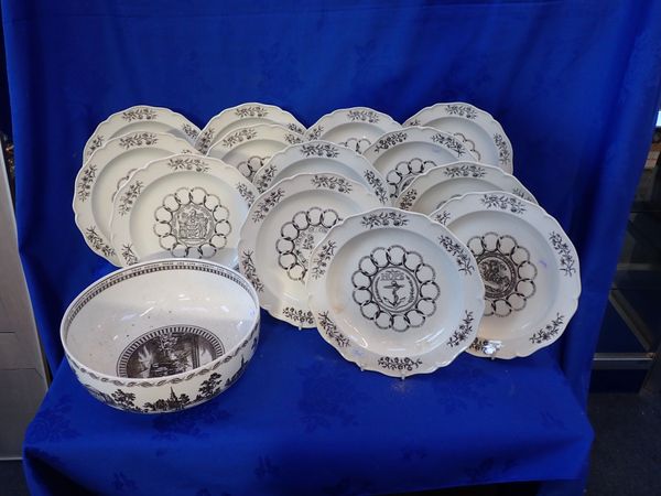 A COLLECTION OF WEDGWOOD AMERICAN COLONIAL PLATES