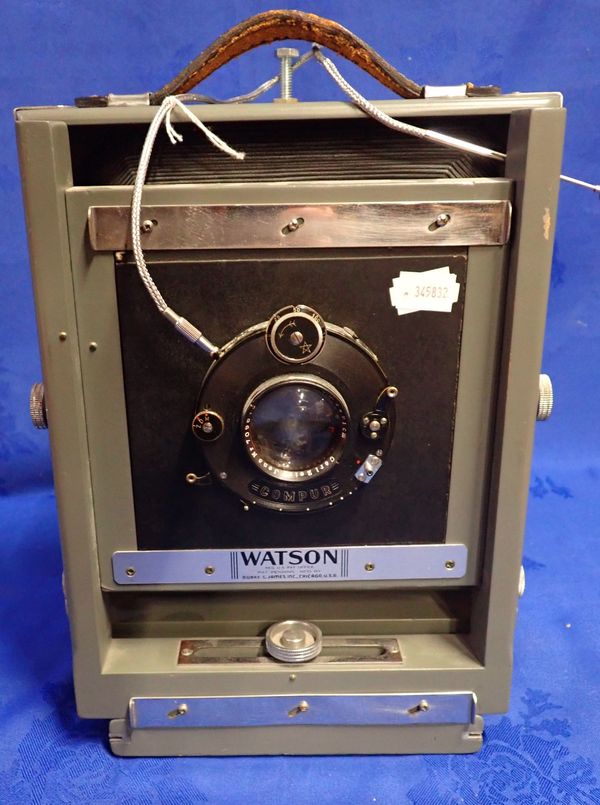 A WATSON PLATE CAMERA BY BURKE & JAMES, CHICAGO