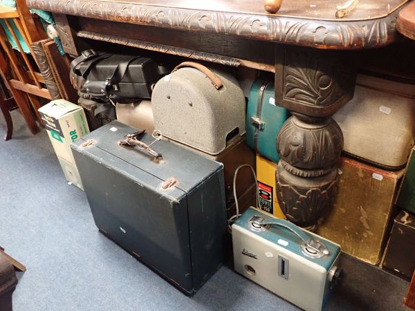 A VINTAGE PATHESCOPE FILM PROJECTOR, OTHER PROJECTORS