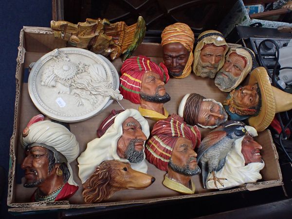 A COLLECTION OF BOSSONS ARAB HEADS