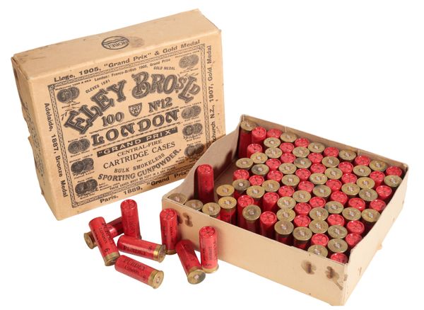 PURDEY & SONS LONDON: A QUANTITY OF ELEY 12 BORE CARTRIDGES