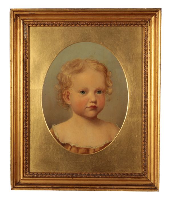 BISHOP (19TH CENTURY) A head and shoulders portrait of Marie Alice Pask as a young girl