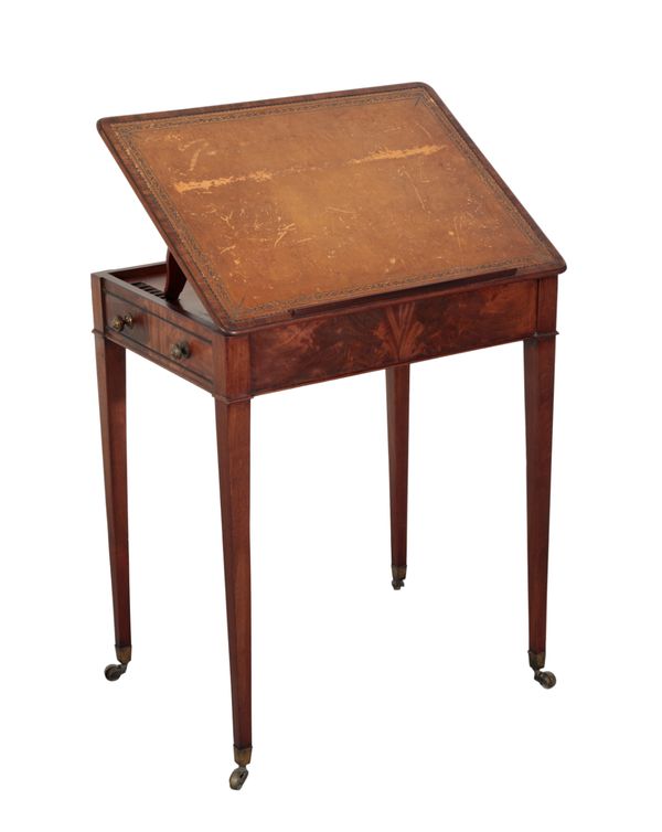 A REGENCY MAHOGANY WRITING TABLE