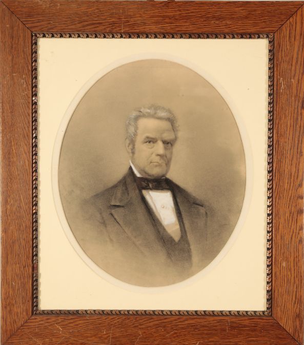 AMERICAN SCHOOL, 19TH CENTURY A portrait of a gentleman