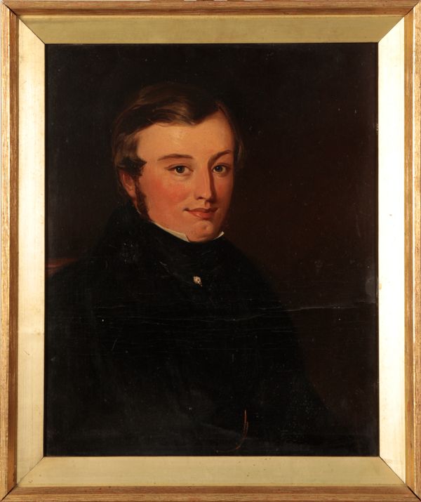 ENGLISH SCHOOL, 19TH CENTURY A portrait of a gentleman