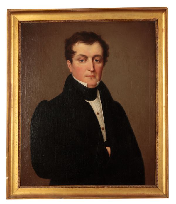 ENGLISH SCHOOL, 19TH CENTURY A portrait of a gentleman