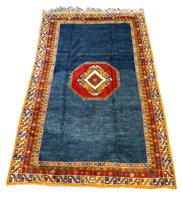 A MOROCCAN WOOL CARPET