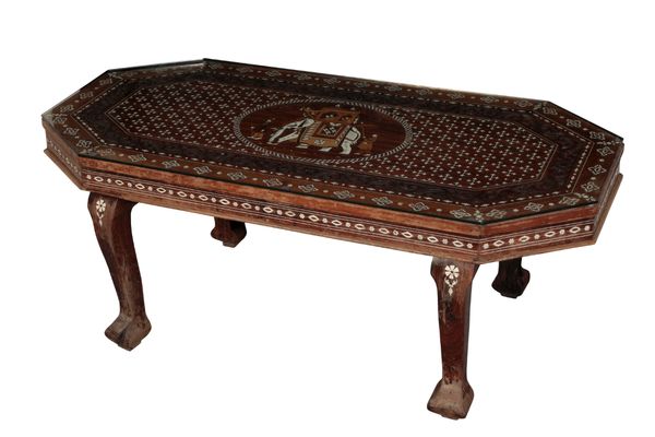 AN ANGLO-INDIAN COFFEE TABLE