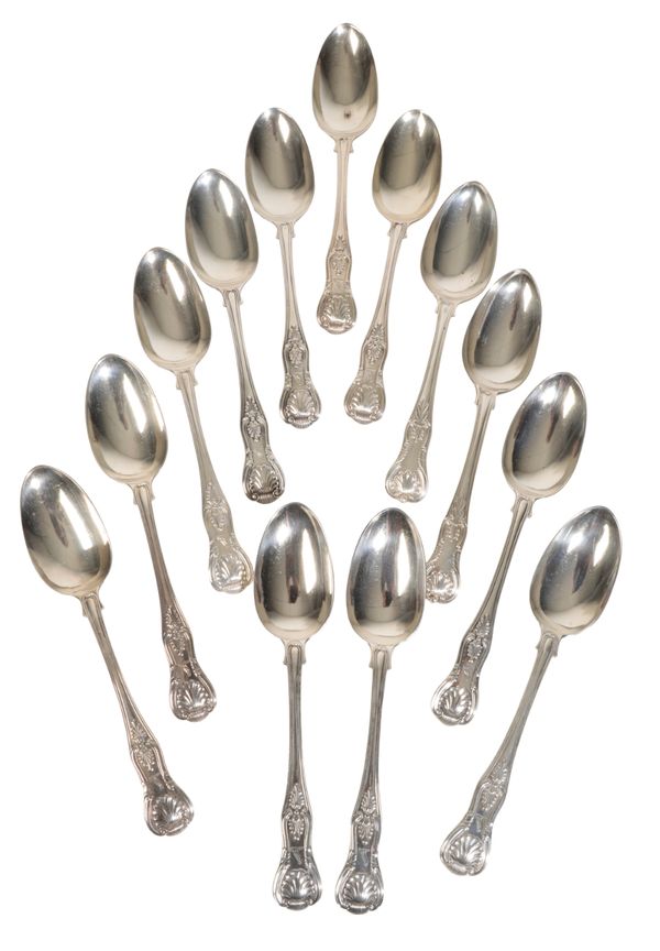 A COLLECTION OF VICTORIAN SILVER SPOONS