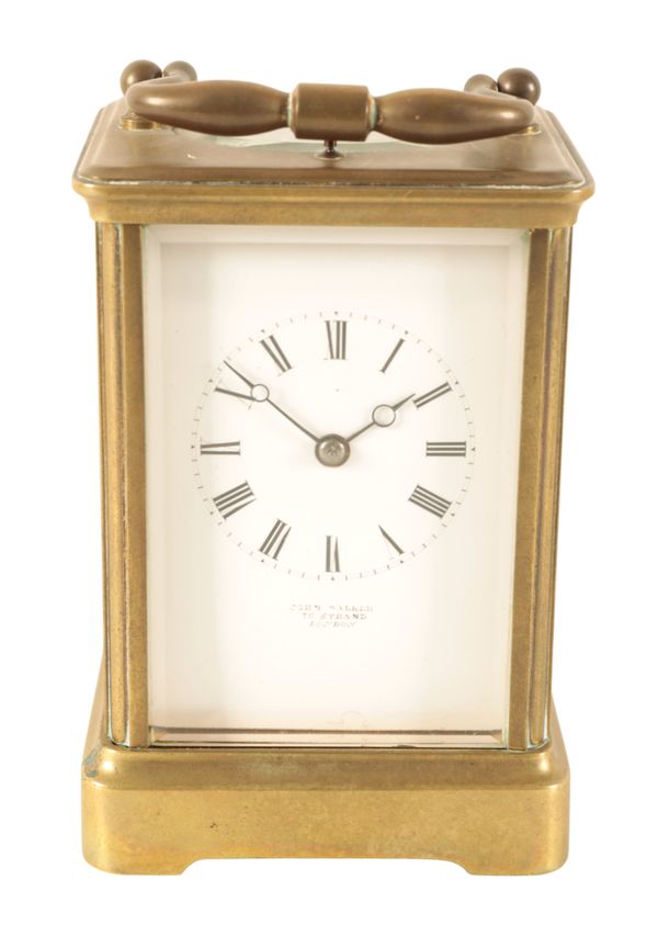 A FRENCH REPEATING CARRIAGE CLOCK