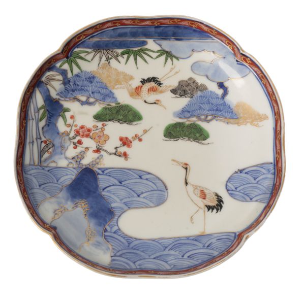 AN IMARI ARITA JAPANESE PLATE