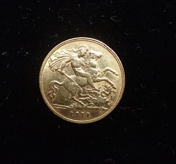 A GOLD HALF SOVEREIGN