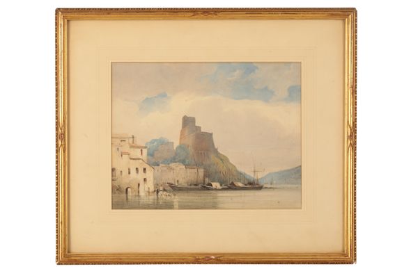 ATTRIBUTED TO WILLIAM CALLOW (1812-1908) 'A view of Lerici, nr La Spezia, Italy'
