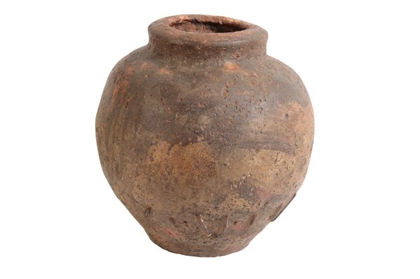 A LARGE TERRACOTTA VASE