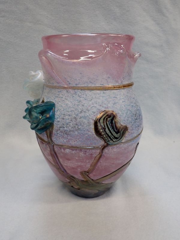 A STUDIO ART GLASS VASE