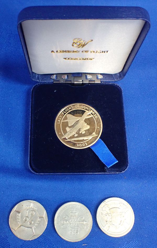 LAST FLIGHT OF CONCORD COMMEMORATIVE MEDALLION