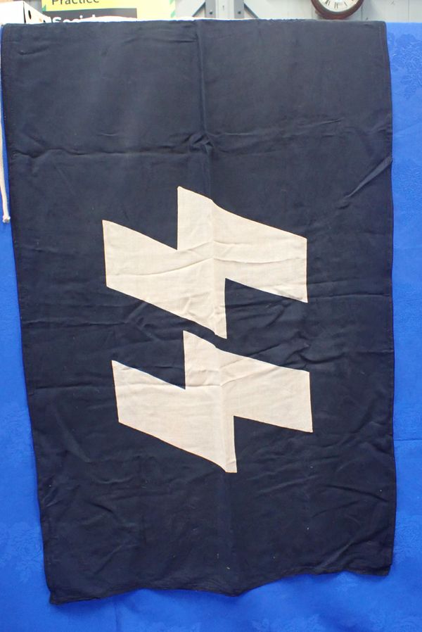 A NAZI STYLE 'SS' FLAG