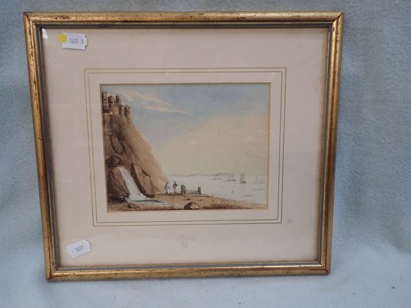 A 19TH CENTURY WATERCOLOUR: 'NORTH POLE, BY WALTER MAY'