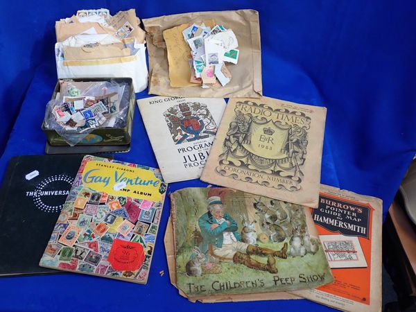 STAMPS AND ALBUMS AND MIXED EPHEMERA