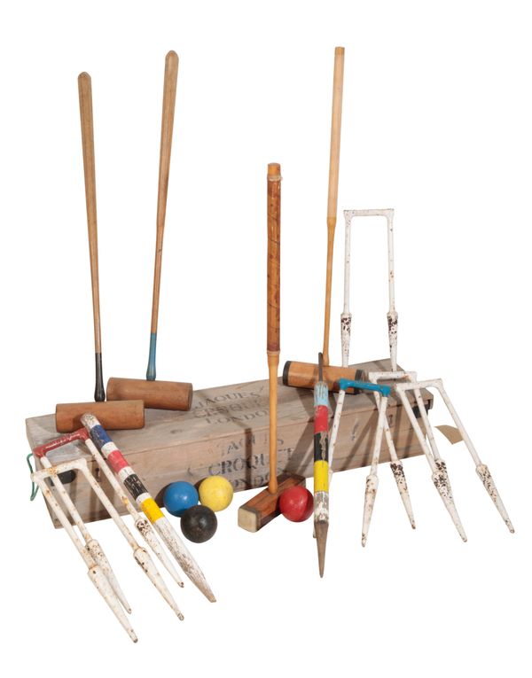 A JAQUES CROQUET SET